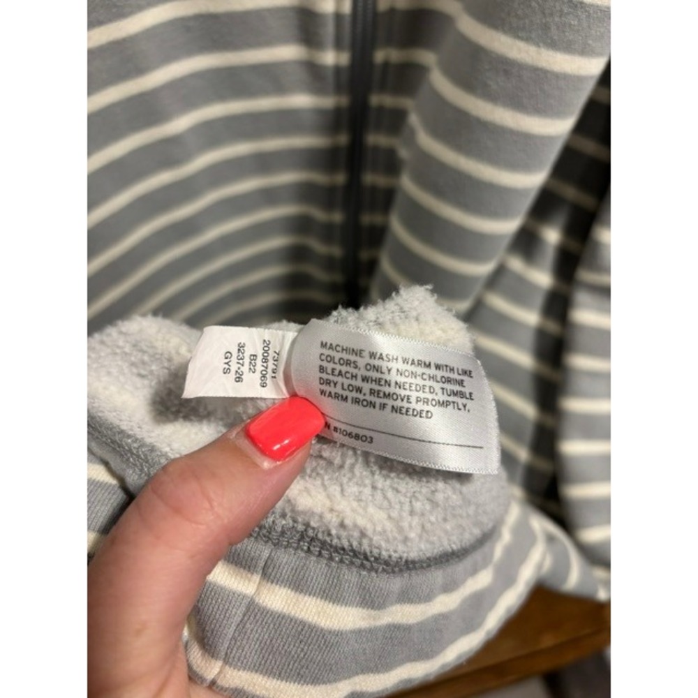 Duluth Trading Co Souped-Up Fleece Full Zip Robe Size XXL Gray - Picture 3 of 5